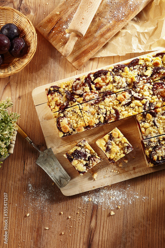plum cake,Pflaumenkuchen
