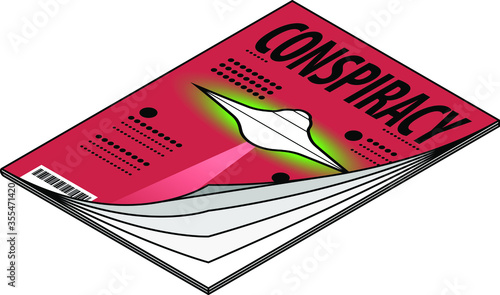 Icon of a conspiracy / skeptics / alternate lifestyle / pseudoscience magazine.