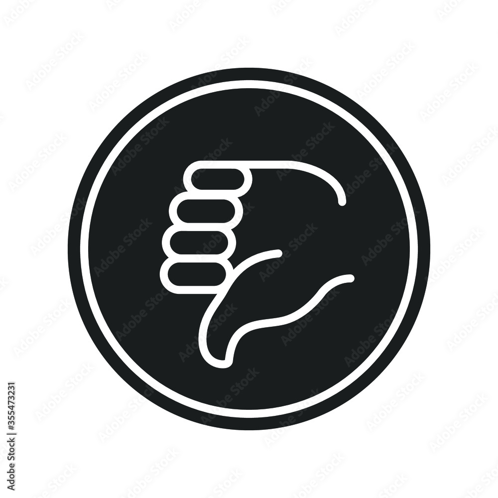 Like icon vector illustration isolated on white Like icon vector illustration isolated on white