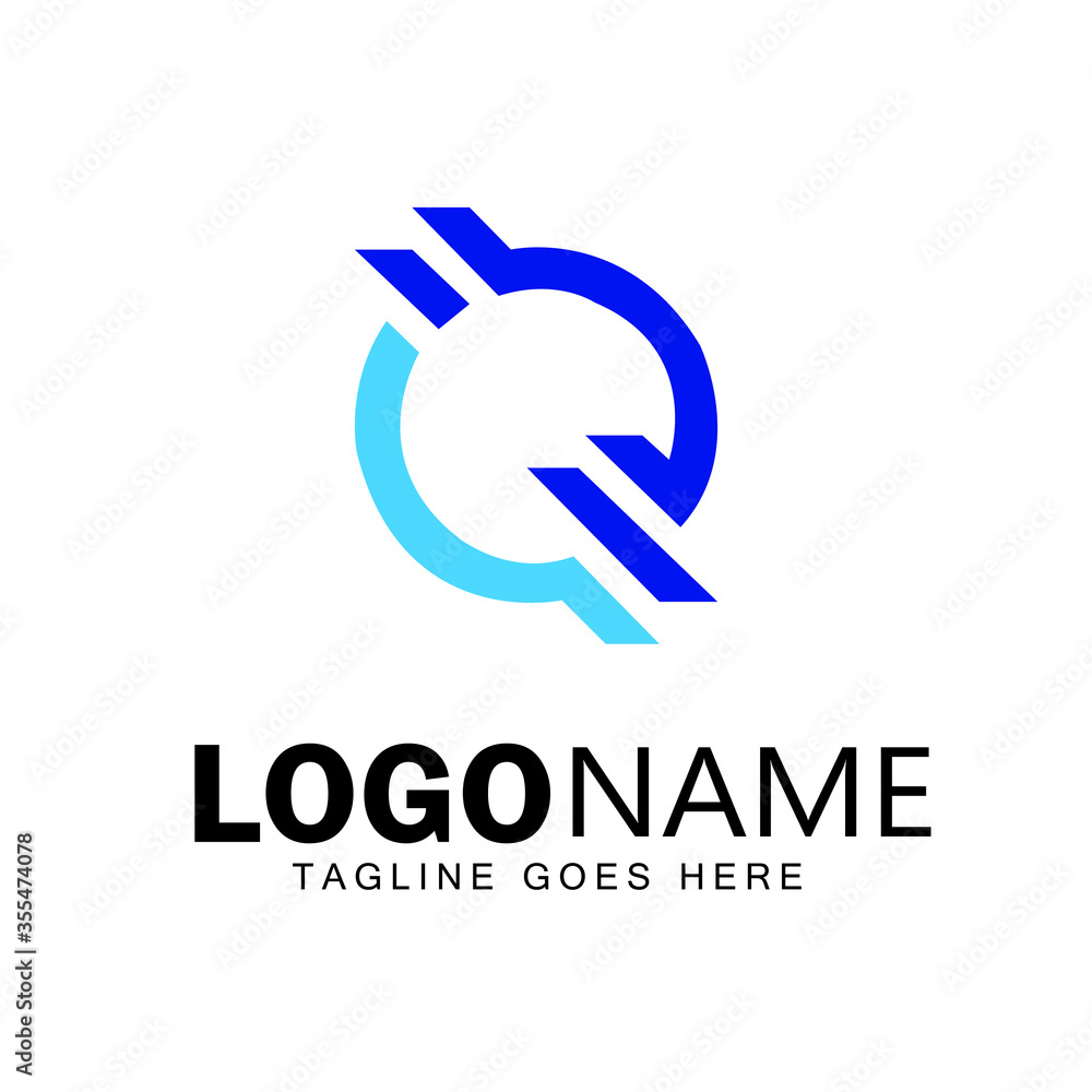 Q letter logo design & illustration vector art for print Q letter logo design & illustration vector art for print