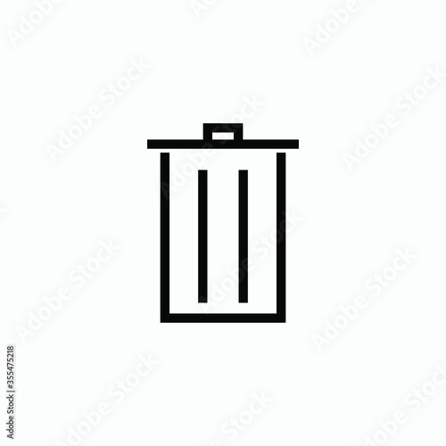 trash icon vector © Xeyal