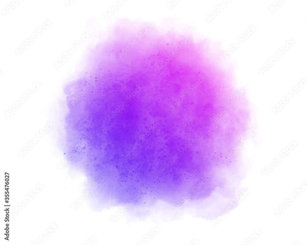 Abstract purple and violet watercolor texture background