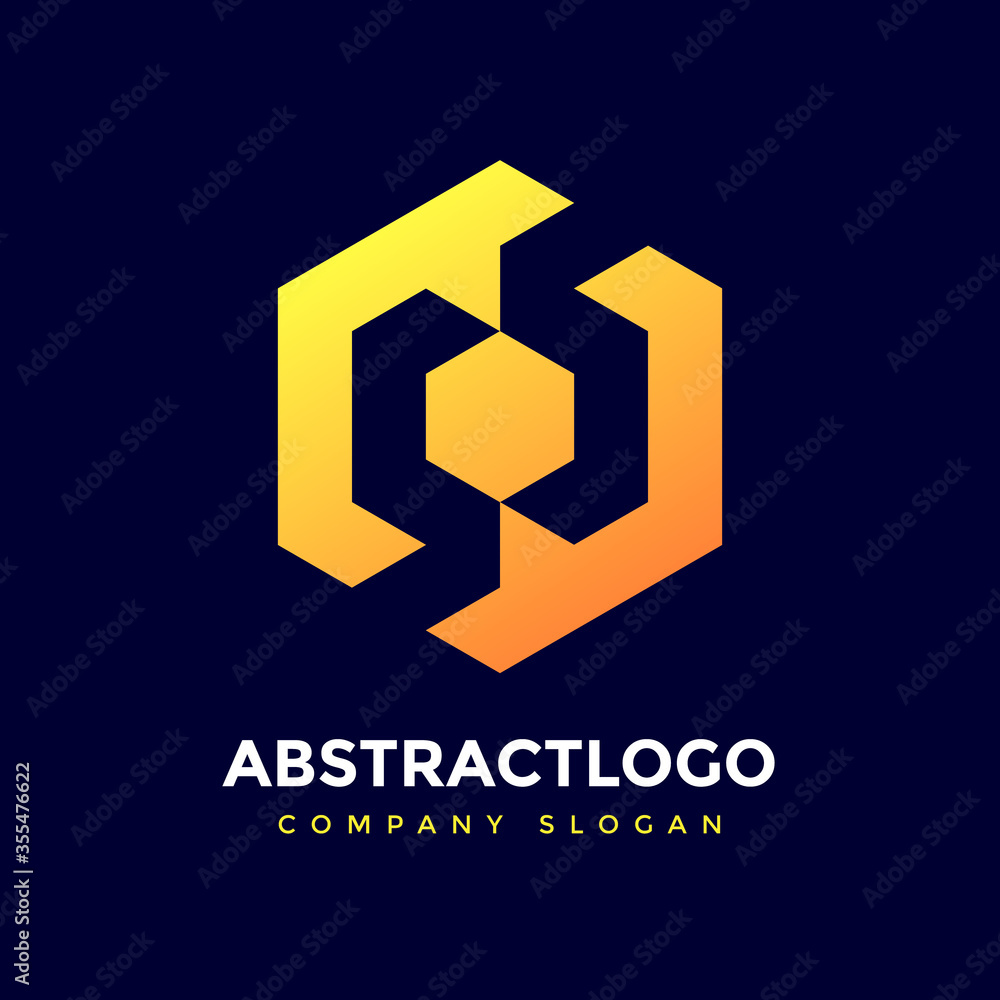 Abstract technology logo template vector icon - Geometric Monogram Design Illustration - Blockchain Network and Connectivity. Abstract technology logo template vector icon - Geometric Monogram Design Illustration - Blockchain Network and Connectivity.
