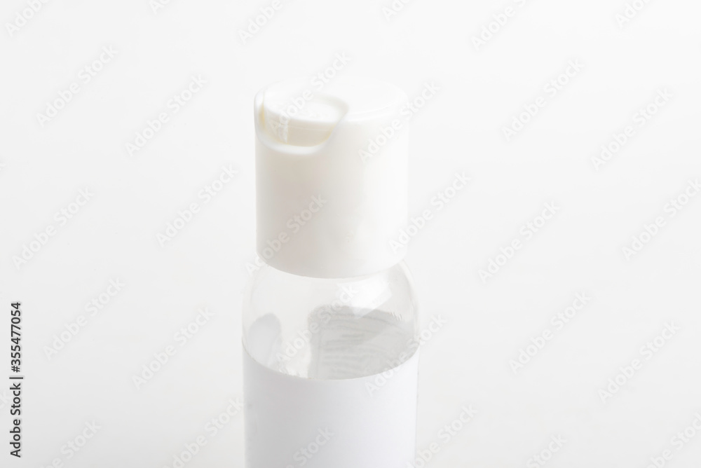 Top White Cap Of Transparent Hand Sanitizer Dispenser Plastic Bottle Top White Cap Of Transparent Hand Sanitizer Dispenser Plastic Bottle