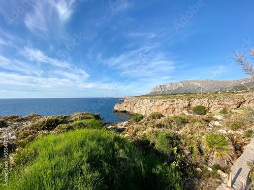 view of the coast of Sicily 