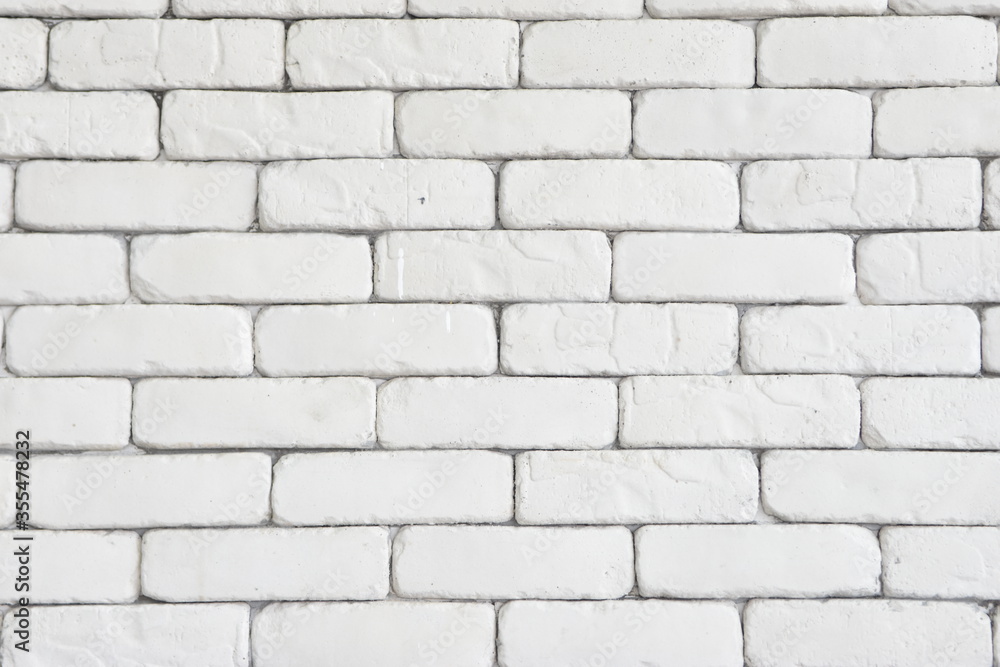 Fototapeta premium white brick wall