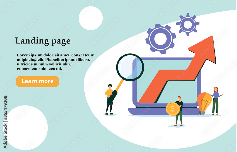 Web page design templates for data analysis, management app, consulting, social media marketing. Modern vector illustration concepts for website and mobile website development. Web page design templates for data analysis, management app, consulting, social media marketing. Modern vector illustration concepts for website and mobile website development.