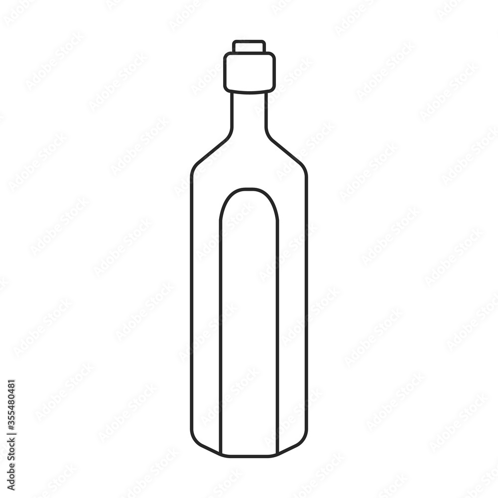 Bottle sunflower oil vector icon.Line vector icon isolated on white background bottle sunflower oil. Bottle sunflower oil vector icon.Line vector icon isolated on white background bottle sunflower oil.