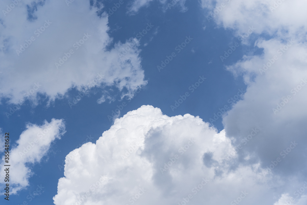 Obraz premium blue sky and white cloud