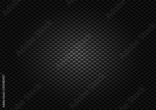 Carbon Fiber Texture Vector Dark background with light Abstract style backdrop