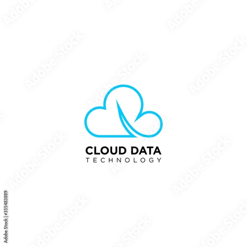 Cloud Data Logo Design