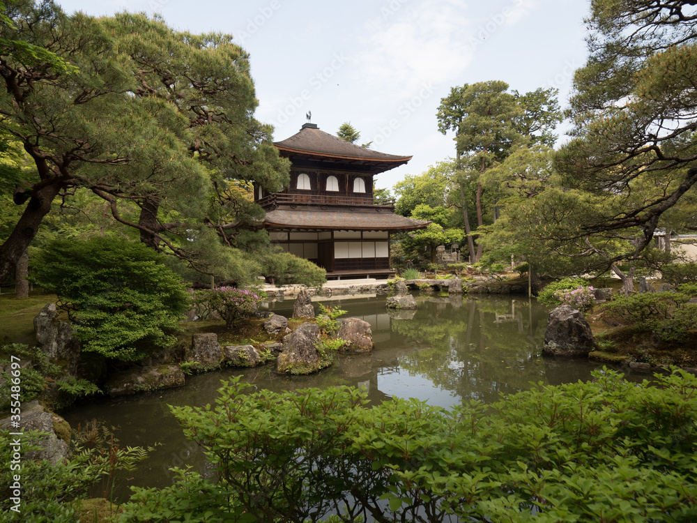 Templo Gingaku-ji, en Kioto, Japón