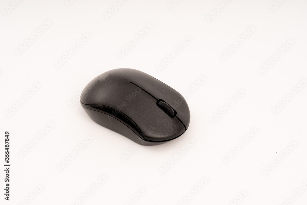 bluetooth black computer mouse isolated on white bluetooth black computer mouse isolated on white
