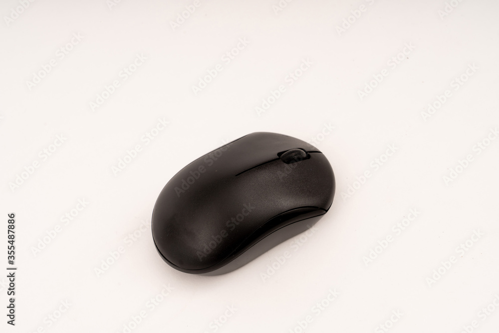 bluetooth black computer mouse isolated on white bluetooth black computer mouse isolated on white
