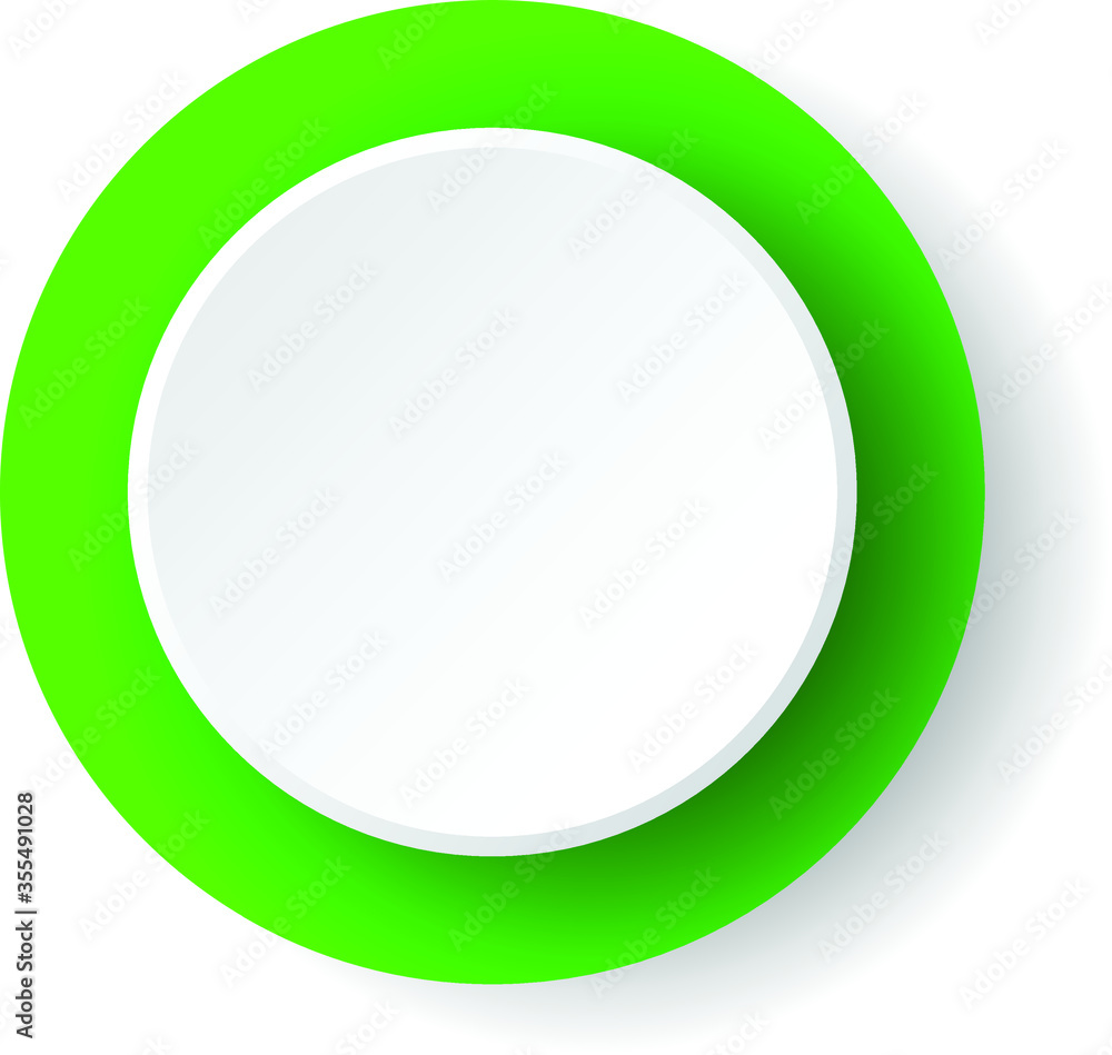 green round button, vector illustration green round button, vector illustration