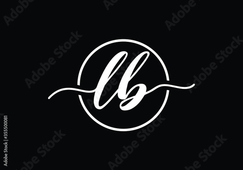 Initial Monogram Letter LB Logo Design Vector Template. L B Letter Logo Design 