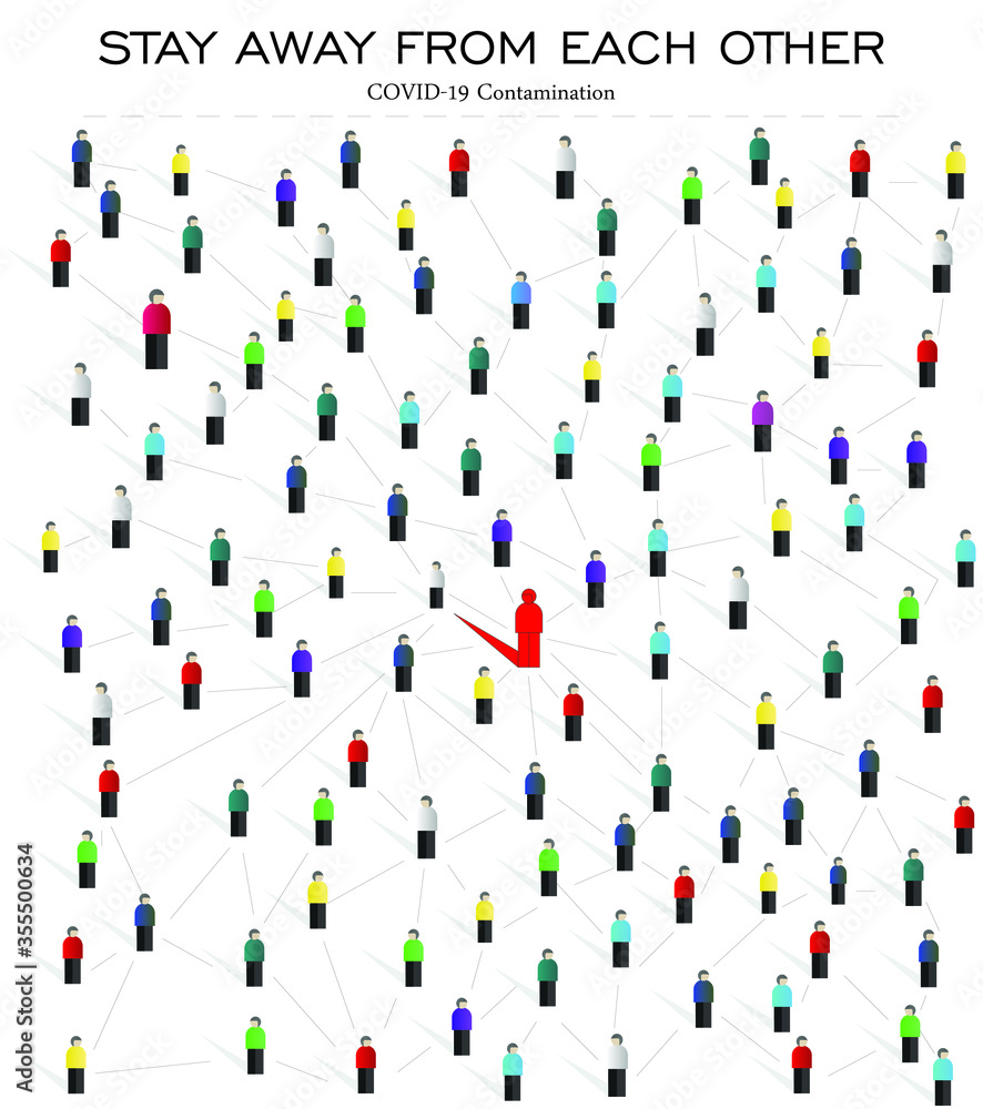 Keep distance from crowds or each other icon. Social distancing sign, can be used during coronavirus covid19 outbreak prevention. Keep distance from crowds or each other icon. Social distancing sign, can be used during coronavirus covid19 outbreak prevention.