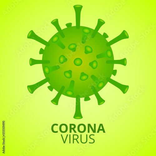 corona virus or covid 19 vector background design