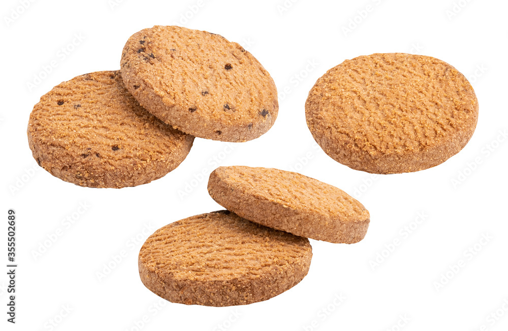 set of cookies isolated on white background. set of cookies isolated on white background.