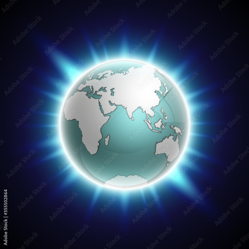 flat world map with pacific ocean on the globe. Planet Earth background. All the continents of the world in one picture. Colorful poster presentation. flat world map with pacific ocean on the globe. Planet Earth background. All the continents of the world in one picture. Colorful poster presentation.