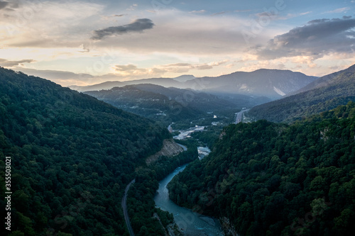 view from the top of mountain