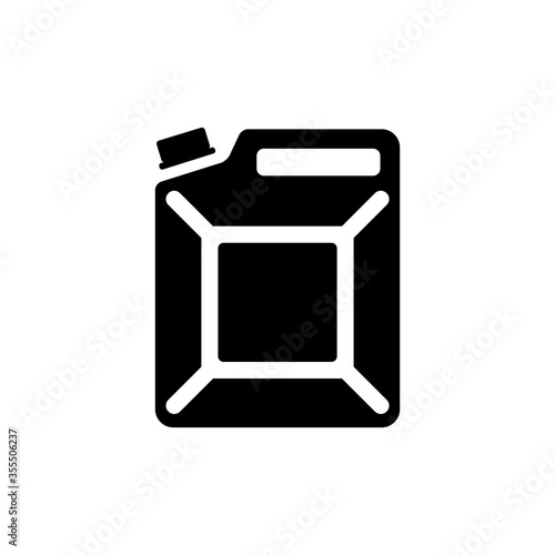 canister for gasoline icon vector template