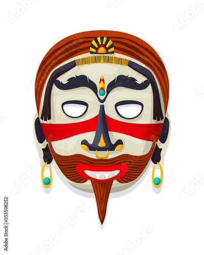Vector tribal mask 15
