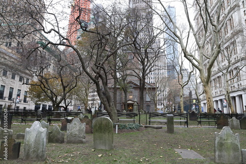 cemetery in autumn
