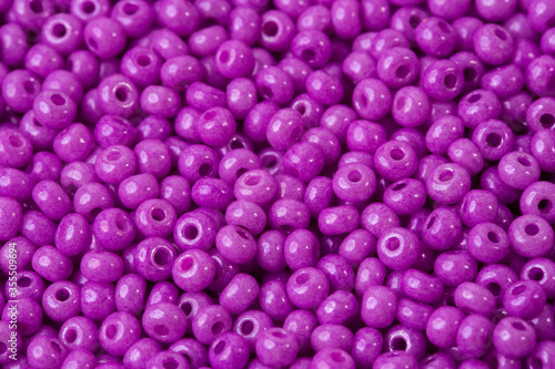 Purple beads, lilac, as a background texture