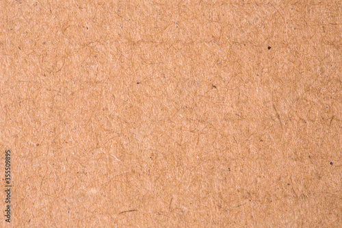 The texture of the cardboard as a background close-up
