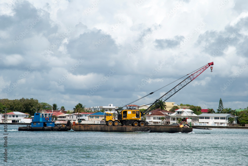 Industrial Water Transportation in Belize City