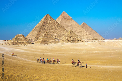 Great Pyramid of Giza, UNESCO World Heritage site, Cairo, Egypt.
