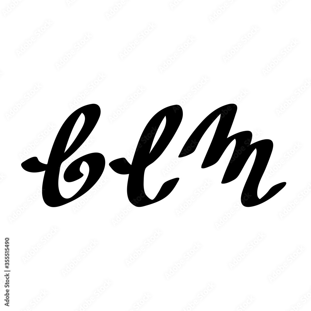 Black Lives Matter. Hand drawn quote, vector. Black Lives Matter. Hand drawn quote, vector.