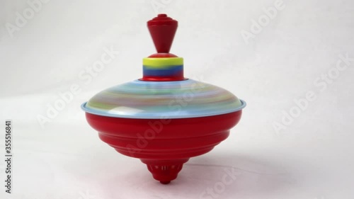 Vintage Spinning Top Toy  photo