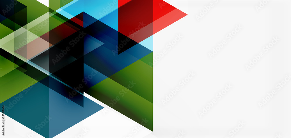 Geometric abstract background, mosaic triangle and hexagon shapes. Trendy abstract layout template for business or technology presentation, internet poster or web brochure cover, wallpaper Geometric abstract background, mosaic triangle and hexagon shapes. Trendy abstract layout template for business or technology presentation, internet poster or web brochure cover, wallpaper