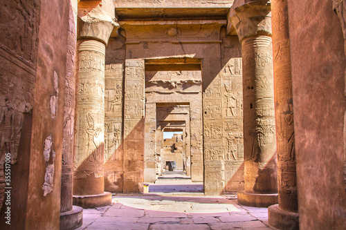 Ancient temple of Kom Ombo, Aswan, Egypt.