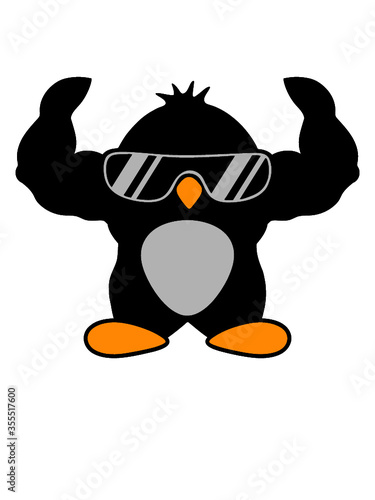 Musulöser Pinguin Bodybuilder Design 