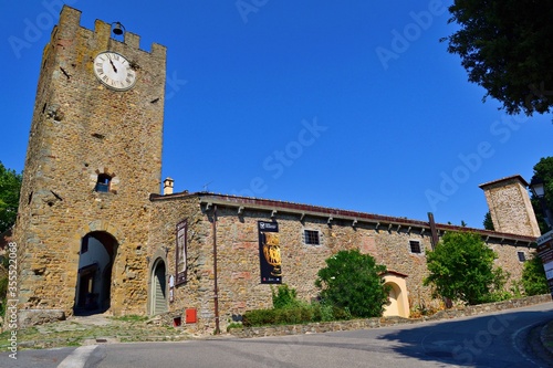 fortified medieval village of Artimino in the municipality of Carmignano in the province of Prato in Tuscany, Italy. The place is known for its numerous archaeological and historical sites