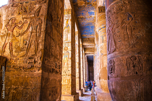 Medinet Habu temple, Luxor, Egypt