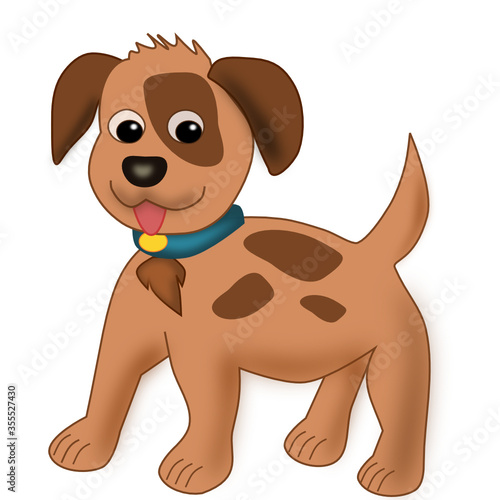cagnolino marrone con macchie