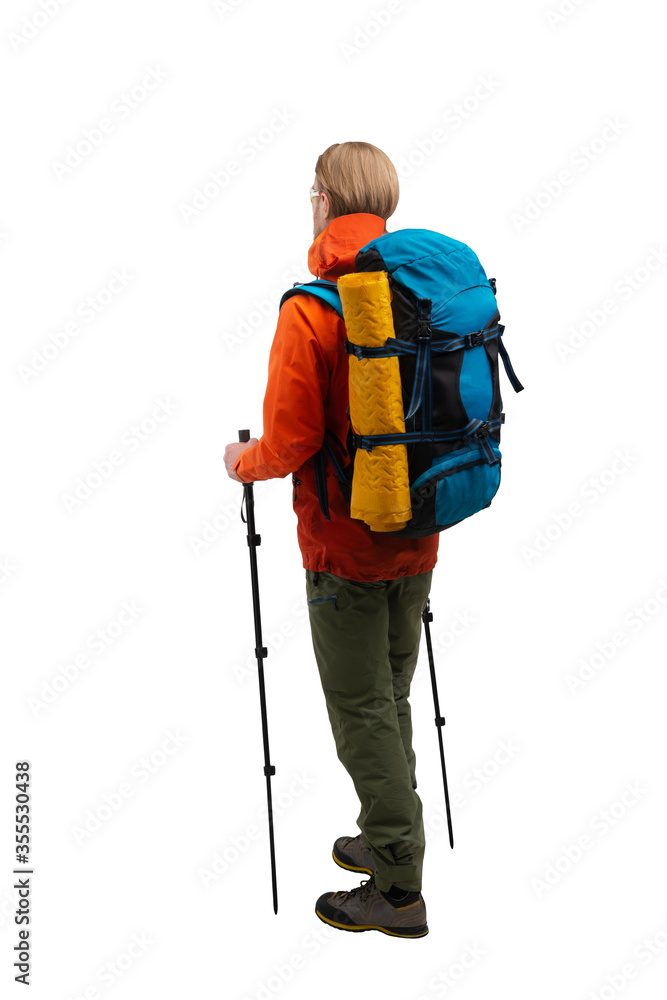 tourist - backpacker with backpack tourist - backpacker with backpack