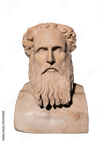 Ancient stoic philosopher Zeno of Citium (334-262 BC). photo