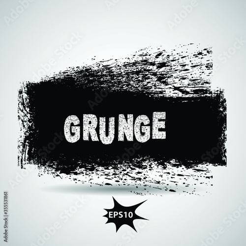 Grunge banner . Vector