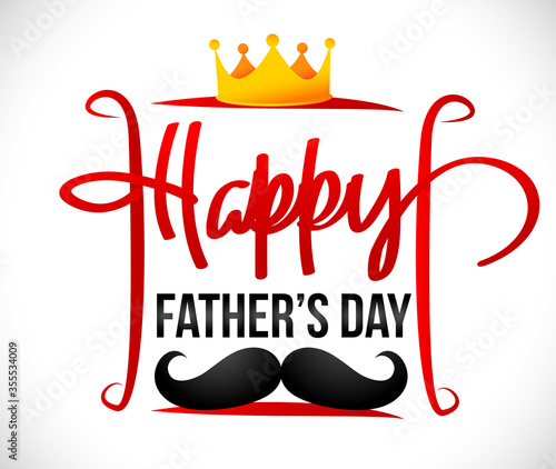 Happy Father’s Day  21 june Poster or banner greeting card. Vector illustration.