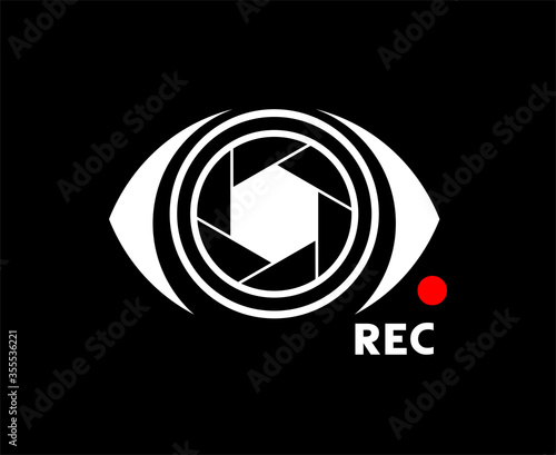 Creative design of eyecam symbol