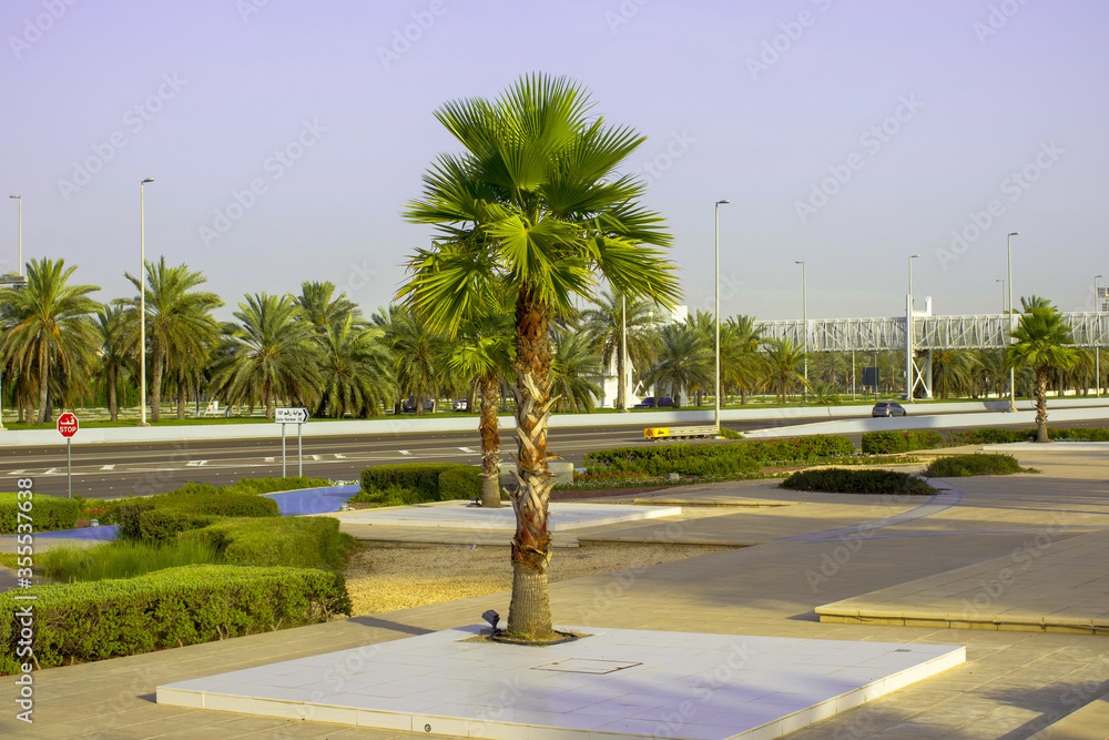 Obraz premium weather in united arab emirates after corona virus pandemic