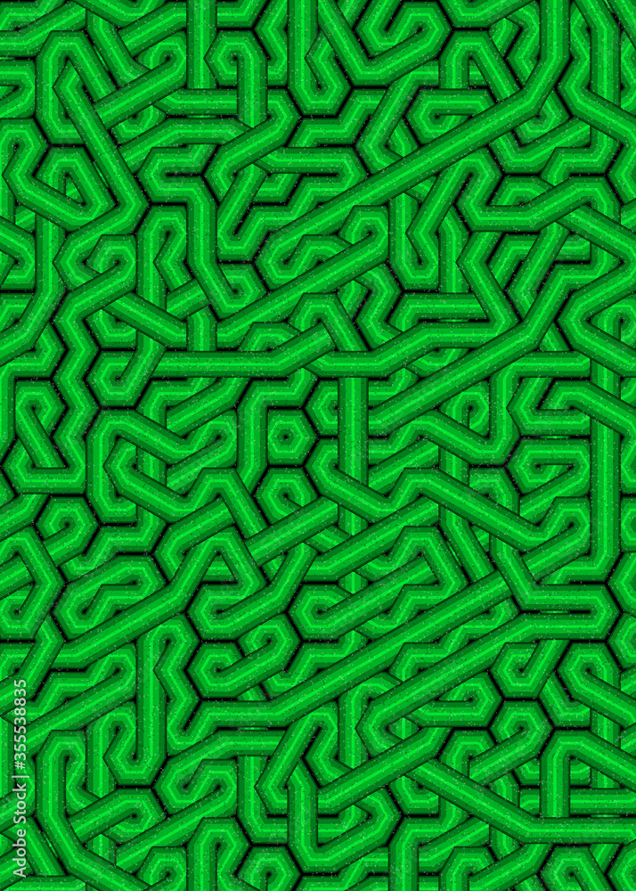 Colour Hexagon Tile Connection art background design illustration Colour Hexagon Tile Connection art background design illustration