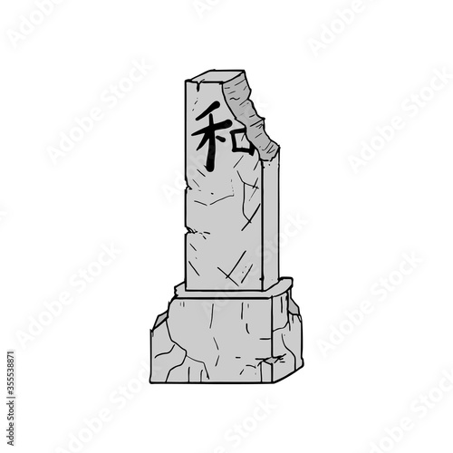 Creative design of japanese tomb