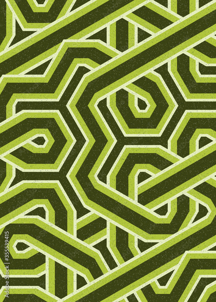 Colour Hexagon Tile Connection art background design illustration Colour Hexagon Tile Connection art background design illustration