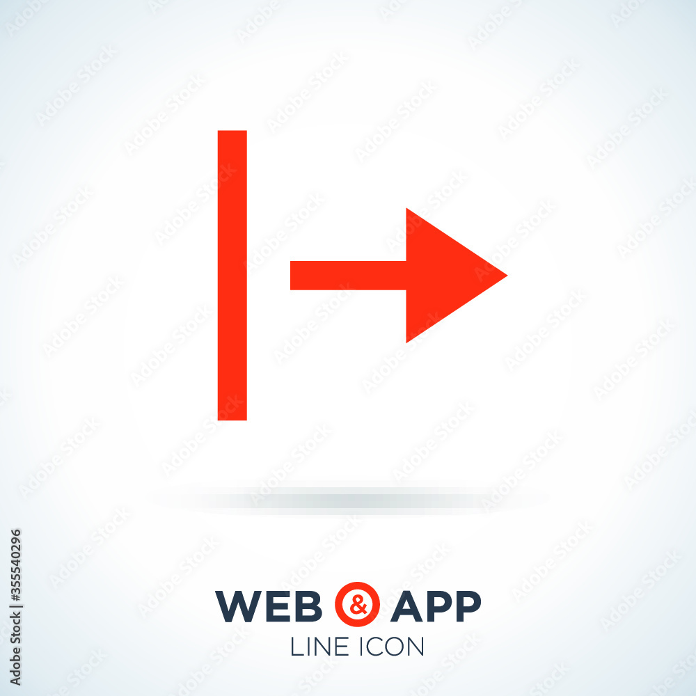 continue arrow line vector icon continue arrow line vector icon